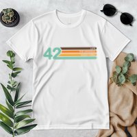 42 The Meaning Of Life Universe Everything Retro Premium T-Shirt
