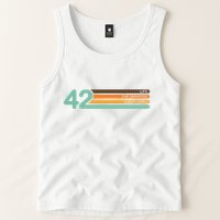 42 The Meaning Of Life Universe Everything Retro Tank Top