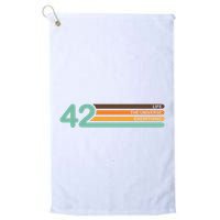 42 The Meaning Of Life Universe Everything Retro Golf Towel