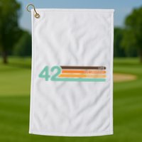 42 The Meaning Of Life Universe Everything Retro Golf Towel