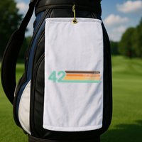 42 The Meaning Of Life Universe Everything Retro Golf Towel