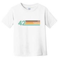 42 The Meaning Of Life Universe Everything Retro Toddler T-Shirt