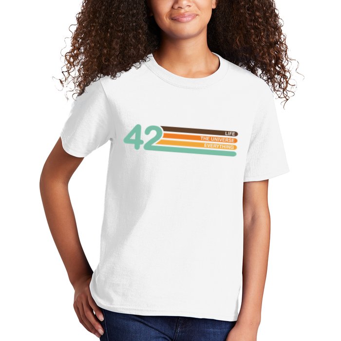 42 The Meaning Of Life Universe Everything Retro Kids T-Shirt