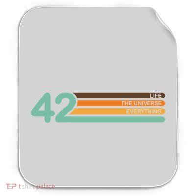 42 The Meaning Of Life Permanent Decal Sticker