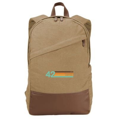 42 The Meaning Of Life Cotton Canvas Backpack
