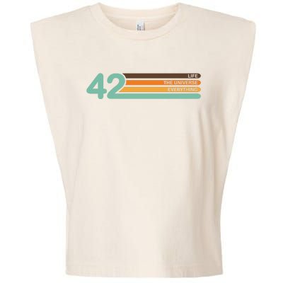 42 The Meaning Of Life Garment-Dyed Women's Muscle Tee