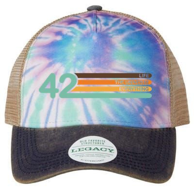 42 The Meaning Of Life Legacy Tie Dye Trucker Hat