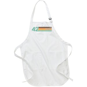 42 The Meaning Of Life Full-Length Apron With Pockets