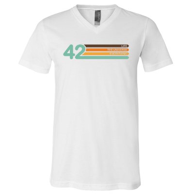 42 The Meaning Of Life V-Neck T-Shirt