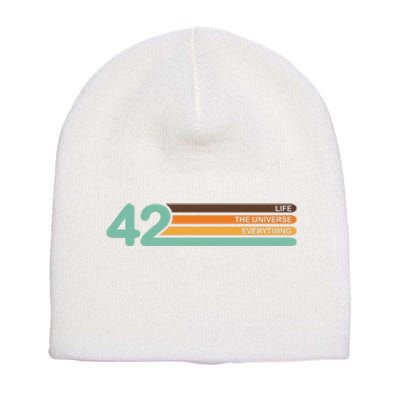 42 The Meaning Of Life Short Acrylic Beanie