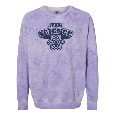 49 Team Science Atom Colorblast Crewneck Sweatshirt