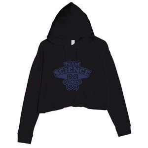 49 Team Science Atom Crop Fleece Hoodie