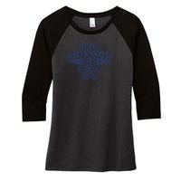 49 Team Science Atom Women's Tri-Blend 3/4-Sleeve Raglan Shirt