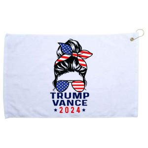 47 Trump Vance 2024 Vp America Election Women Girl Grommeted Golf Towel