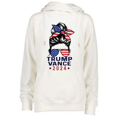 47 Trump Vance 2024 Vp America Election Women Girl Womens Funnel Neck Pullover Hood