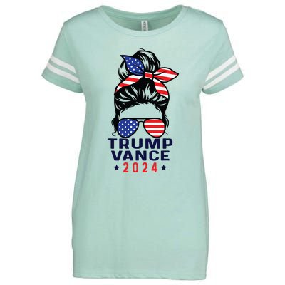 47 Trump Vance 2024 Vp America Election Women Girl Enza Ladies Jersey Football T-Shirt