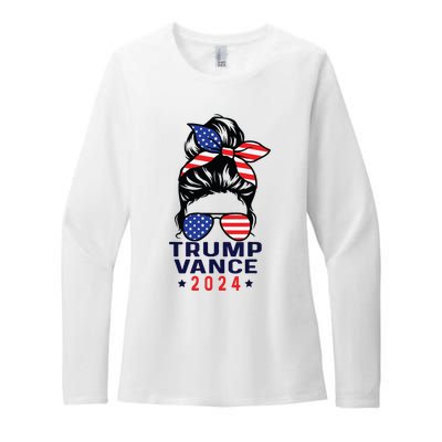 47 Trump Vance 2024 Vp America Election Women Girl Womens CVC Long Sleeve Shirt