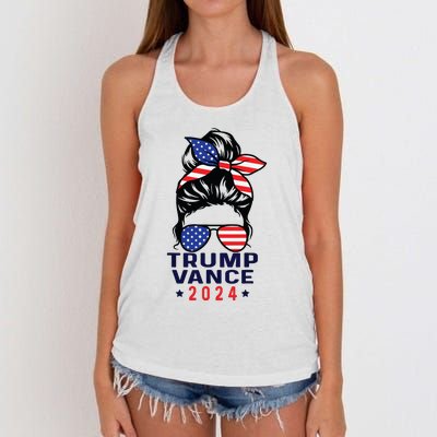 47 Trump Vance 2024 Vp America Election Women Girl Women's Knotted Racerback Tank