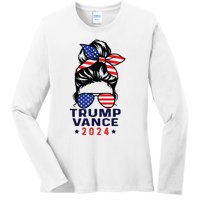 47 Trump Vance 2024 Vp America Election Women Girl Ladies Long Sleeve Shirt