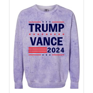 47 Trump Vance 2024 Vice President America Election Vote Colorblast Crewneck Sweatshirt