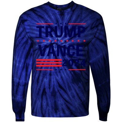 47 Trump Vance 2024 Vice President America Election Vote Tie-Dye Long Sleeve Shirt