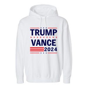 47 Trump Vance 2024 Vice President America Election Vote Garment-Dyed Fleece Hoodie