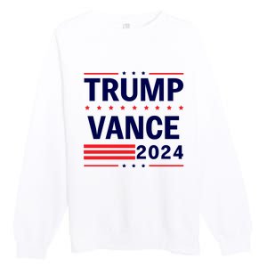 47 Trump Vance 2024 Vice President America Election Vote Premium Crewneck Sweatshirt