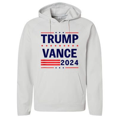 47 Trump Vance 2024 Vice President America Election Vote Performance Fleece Hoodie