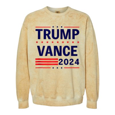 47 Trump Vance 2024 Vice President America Election Vote Colorblast Crewneck Sweatshirt