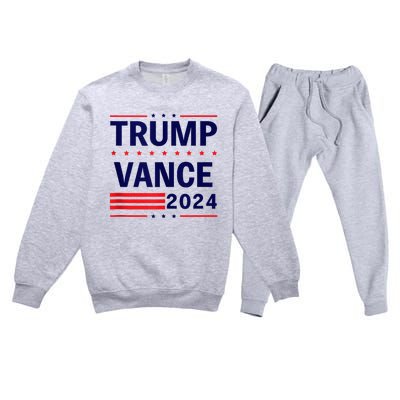 47 Trump Vance 2024 Vice President America Election Vote Premium Crewneck Sweatsuit Set