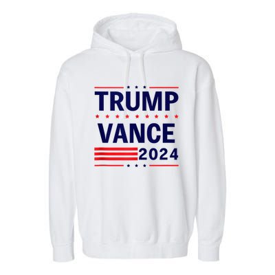 47 Trump Vance 2024 Vice President America Election Vote Garment-Dyed Fleece Hoodie