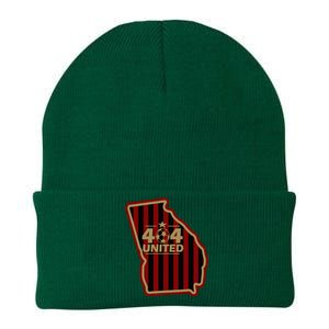 404 United Atlanta Soccer Original Georgia Map Knit Cap Winter Beanie