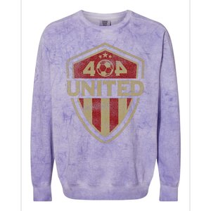 404 United Atlanta Soccer Original Colorblast Crewneck Sweatshirt