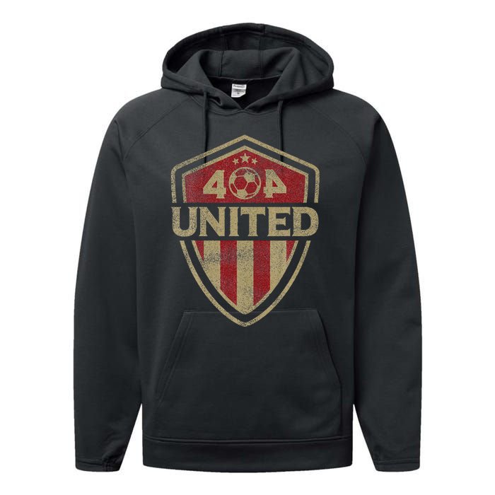 404 United Atlanta Soccer Original Performance Fleece Hoodie