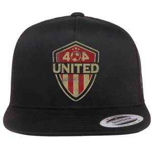 404 United Atlanta Soccer Original Flat Bill Trucker Hat