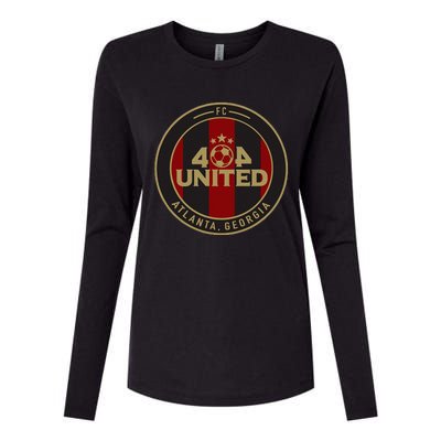 404 United Atlanta Soccer Fan Jersey Original Design Womens Cotton Relaxed Long Sleeve T-Shirt