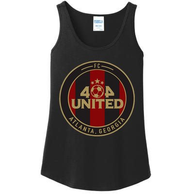 404 United Atlanta Soccer Fan Jersey Original Design Ladies Essential Tank