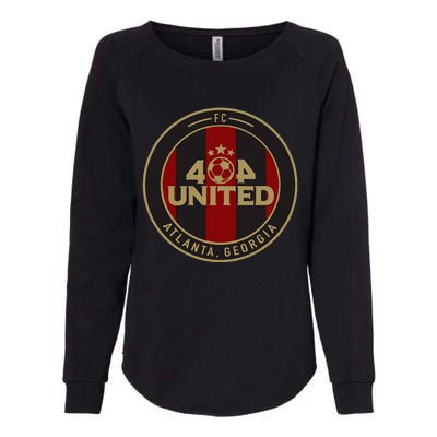 404 United Atlanta Soccer Fan Jersey Original Design Womens California Wash Sweatshirt