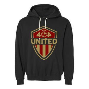 404 United Atlanta Soccer Original Design Badge Jersey Garment-Dyed Fleece Hoodie