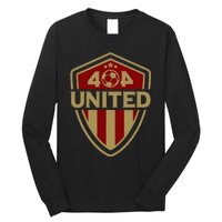 404 United Atlanta Soccer Original Design Badge Jersey Long Sleeve Shirt