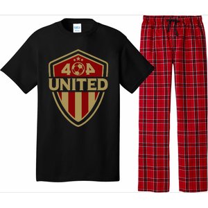 404 United Atlanta Soccer Original Design Badge Jersey Pajama Set