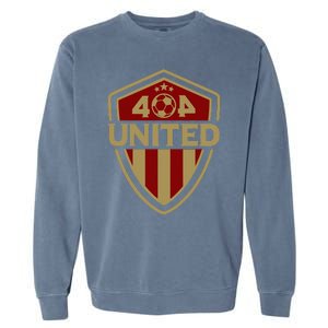 404 United Atlanta Soccer Original Design Badge Jersey Garment-Dyed Sweatshirt