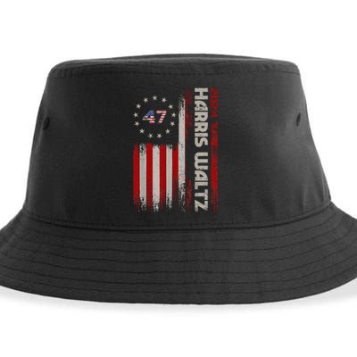 47th Usa America Flag 2024 47 We Are Not Going Back Gift Sustainable Bucket Hat