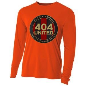 404 United Atlanta Soccer Fan City Too Busy To Hate Emblem Cooling Performance Long Sleeve Crew