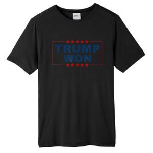 47th Us President Trump Won Maga Won Election 2024 Gift Tall Fusion ChromaSoft Performance T-Shirt