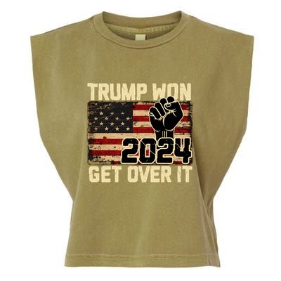 47 Us President Inauguration Trump We Won Wins 2025 Election Gift Garment-Dyed Women's Muscle Tee