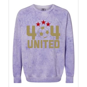 404 United Soccer Fan Jersey Original Colorblast Crewneck Sweatshirt