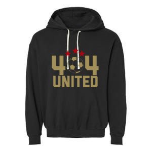 404 United Soccer Fan Jersey Original Garment-Dyed Fleece Hoodie