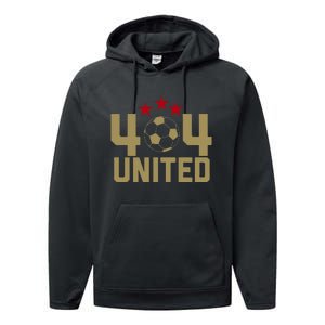 404 United Soccer Fan Jersey Original Performance Fleece Hoodie