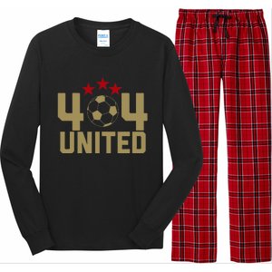 404 United Soccer Fan Jersey Original Long Sleeve Pajama Set